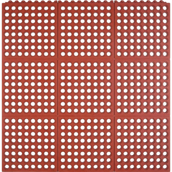GREASE-PROOF FLOOR MAT 3' X 3' X .5" (USED)