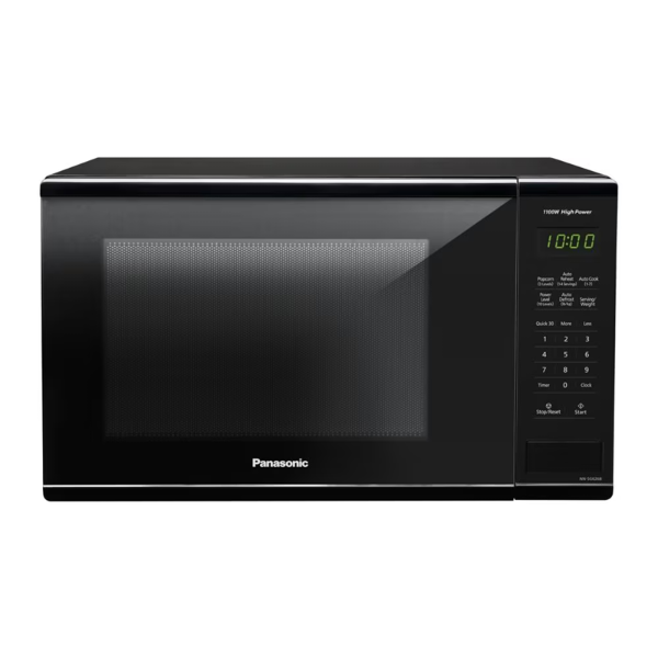 PANASONIC 1.3 CU. FT. COUNTERTOP MICROWAVE OVEN IN BLACK (USED, MISSING PLATE)