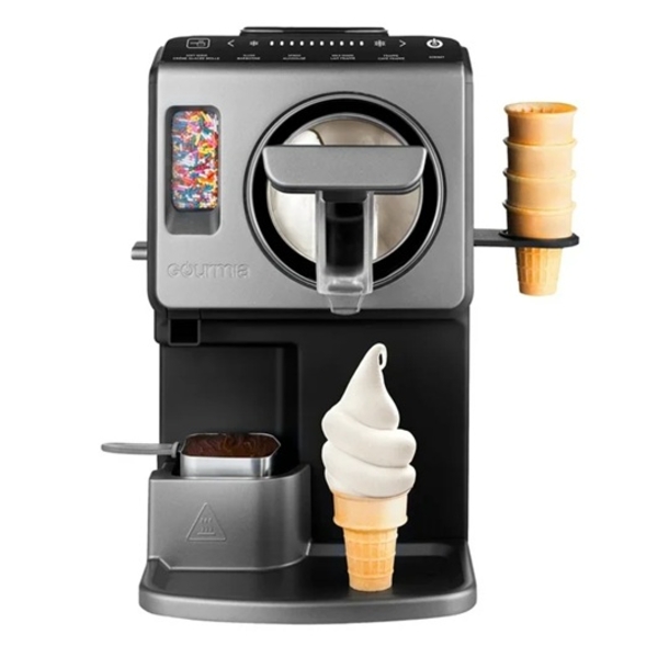 GOURMIA 2 L (2.11 QT.) AUTOMATIC SOFT SERVE ICE CREAM AND FROZEN DRINK MAKER