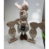Image 1 : BOLTZE KASI DECORATIVE RABBIT FIGURINE / STANDING GIRL RABBIT WITH FLORAL DRESS -N