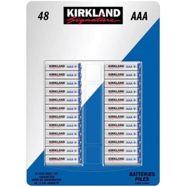 KIRKLAND SIGNATURE ALKALINE AAA PLUS BATTERIES -N