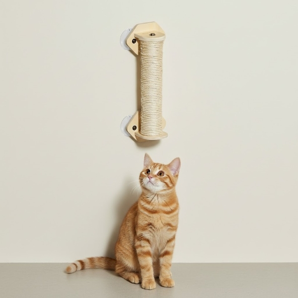 WINDOW SCRATCH POST FOR CATS