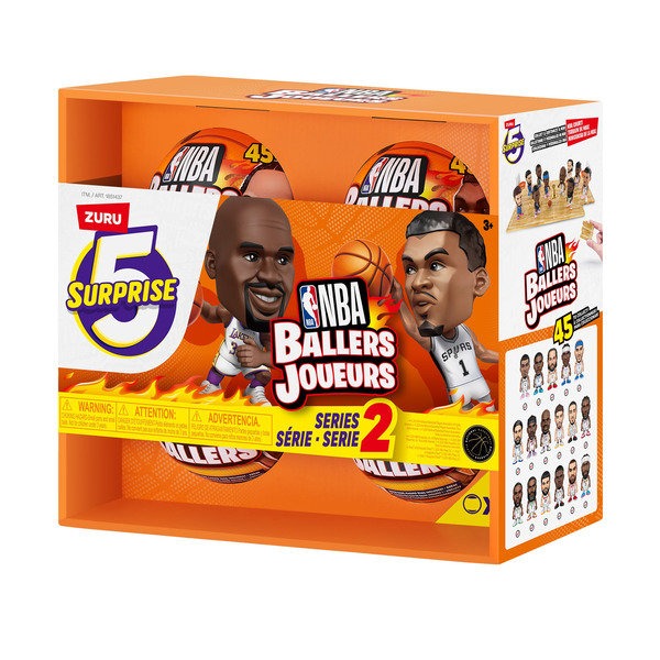 ZURU TOYS 5 SURPRISE NBA BALLERS SERIES 2 TOY (USED, MISSING PARTS)