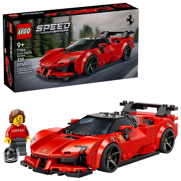 LEGO SPEED CHAMPIONS FERRARI SF90 XX STRADALE SPORTS CAR BUILDING TOY FOR KIDS -MP