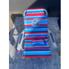 Image 2 : TOMMY BAHAMA BEACH CHAIR RED/BLUE STRIPES -U