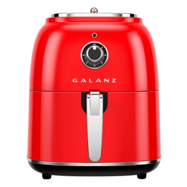 GALANZ 4.8-QUART RED KNOBS 1 -BASKETS "REFURBISHED"