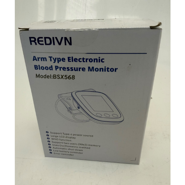 REDIVN BSX568 AUTOMATIC ELECTRONIC BLOOD PRESSURE MONITOR -N