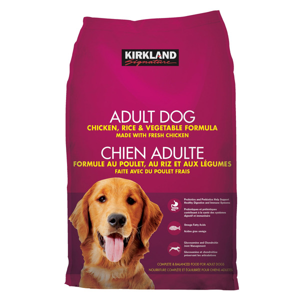 KIRKLAND SIGNATURE ADULT FORMULA CHICKEN, RICE & VEGETABLE DOG FOOD -U