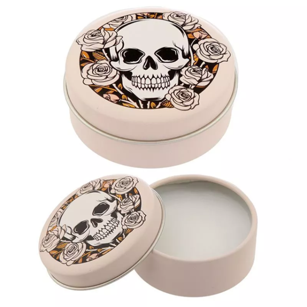 SKULL & ROSES LIP BALM IN A TIN 15G