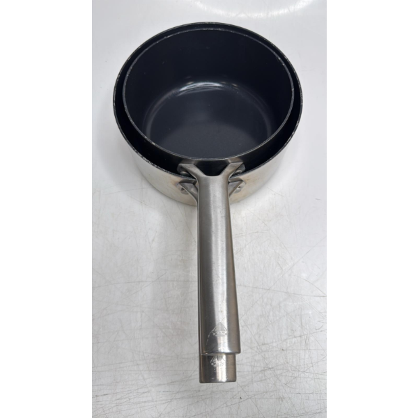 BLUE DIAMOND COOKWARE 2 SET TRIPLE STEEL CERAMIC NONSTICK SAUCEPAN (USED, NO BOX)