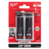Image 1 : Milwaukee Tool SHOCKWAVE Impact Duty 3/8 -inch Drive Deep Well Socket Set (3-Pack)
