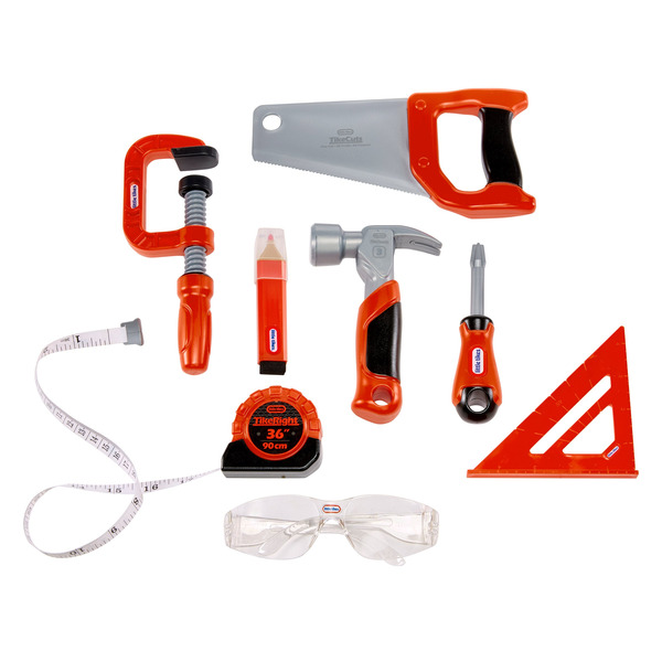 LITTLE TIKES CREATIVE CONSTRUCTION MASTER CARPENTER SET (USED)