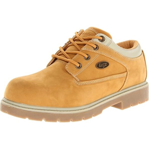 LUGZ MEN'S SAVOY SLIP RESISTANT BOOTS, BROWN (SIZE-12, USED)