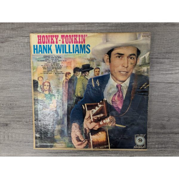 HONKY TONKIN HANK WILLIAMS (LP VINYL RECORD)