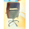 Image 3 : QUILTED TASK CHAIR, BLACK WITH WHITE TRIM -SU