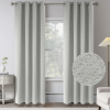 Image 1 : 108 INCHES EXTRA LONG LINEN 100% BLACKOUT CURTAINS FOR BEDROOM