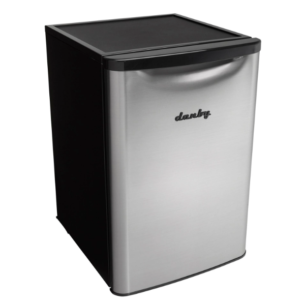 DANBY DAR033A6BDB 3.3-CUBIC FEET COMPACT ALL REFRIGERATOR (REFURBISHED)
