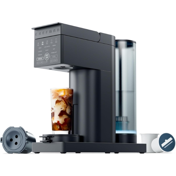 CHEFMAN SINGLE SERVE COFFEE MAKER - MIDNIGHT -U