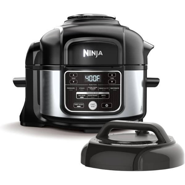 NINJA FOODI 10-IN-1 PRESSURE COOKER & AIR FRYER, 5 QUART - STAINLESS STEEL MULTI-COOKER