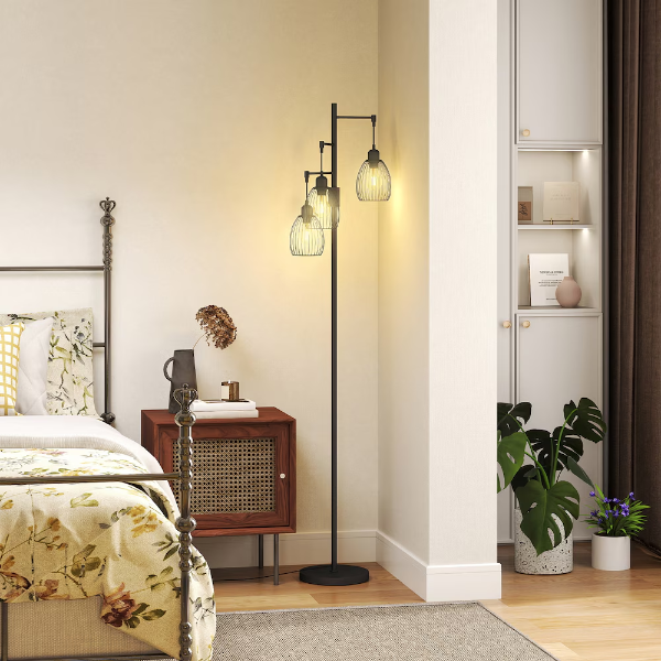 STYLE CRAFT BASIA 3-LIGHT FLOOR LAMP -SU