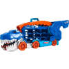 Image 1 : HOT WHEELS CITY ULTIMATE HAULER, TRANSFORMS INTO A T-REX WITH RACE TRACK (USED, NO BOX)
