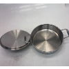 Image 3 : LAGOSTINA ACCADEMIA STAINLESS STEEL SHALLOWPAN WITH LID -SU