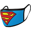 Image 1 : SET OF TWO SUPERMAN LOGO FACE MASKS (NEW)
