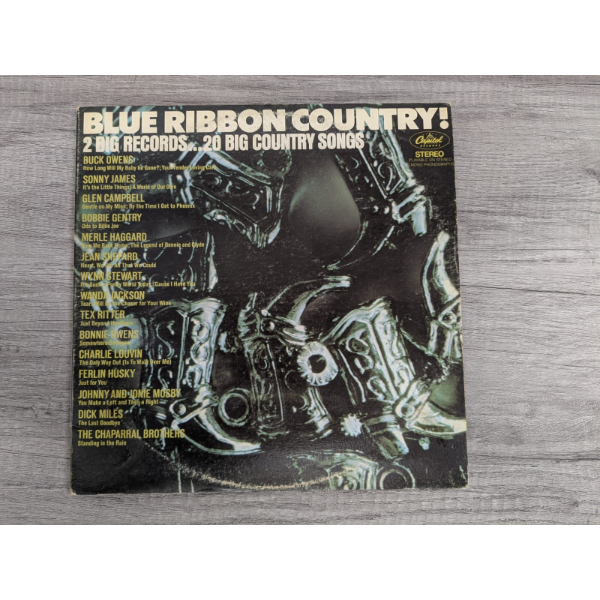 BLUE RIBBON COUNTRY VINYL LP RECORD