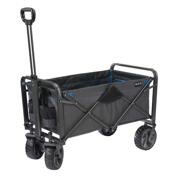 MAC SPORT XL FOLDING WAGON WITH BRAKES -U, DAMAGED HANDLE
