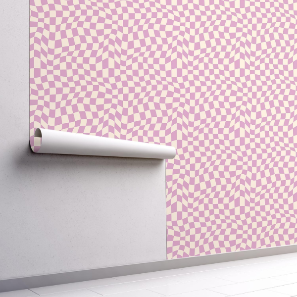 QUCHENG Y2K CHECKERBOARD WALL STICKERS HOME REFITTING DECALS 14 PCS (NEW)