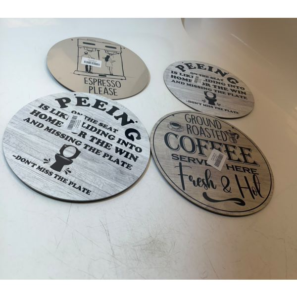 FUNNY COASTERS FOR COFFEE TABLE -N