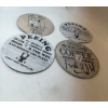 Image 1 : FUNNY COASTERS FOR COFFEE TABLE -N