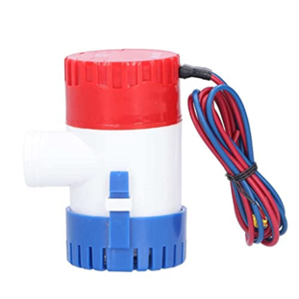 POWER PUMPS DC 12V 24V BILGE PUMP SEMI-AUTOMATIC SWITCH ELECTRIC SMALL SUBMERSIBLE PUMP