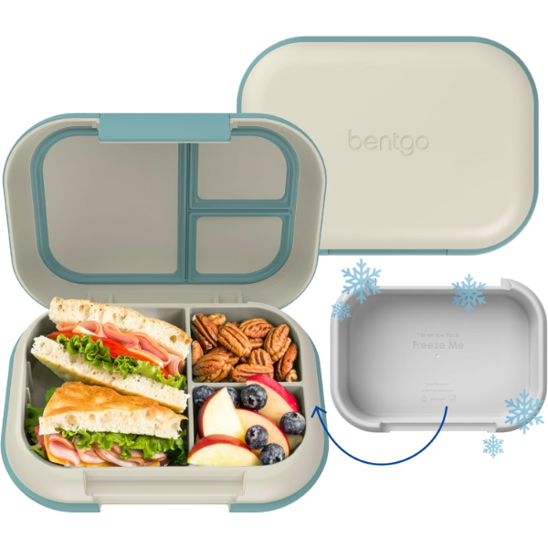 BENTGO CHILL MAX LEAK-PROOF XL LUNCH BOX - INCLUDED ICE PACK KEEPS FOOD COLD; 5-CUP CAPACITY