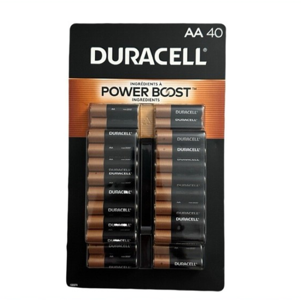 DURACELL POWER BOOST AA BATTERIES PACK OF 40 -SU