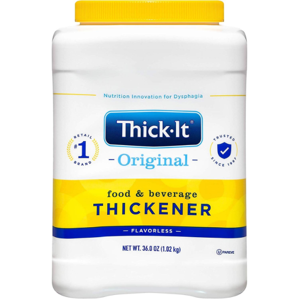 THICK-IT INSTANT FOOD AND BEVERAGE THICKENER POWDER, UNFLAVORED - 36 OZ, PACK OF 4