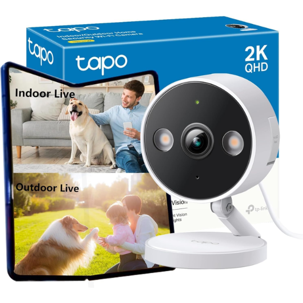 TAPO C120 – 2K 4MP SURVEILLANCE CAMERA FOR INDOOR AND OUTDOOR