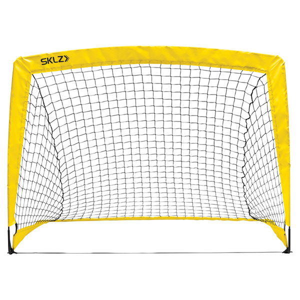SKLZ 4’X3’ YOUTH SOCCER NET WITH DURABLE NET & FIBERGLASS FRAME -U