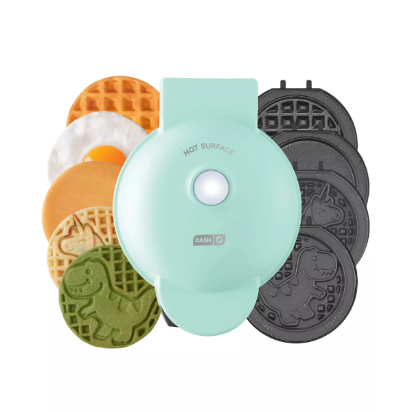 DASH MULTIMAKER™ WAFFLE & GRIDDLE MINI SYSTEM WITH REMOVABLE PLATES (USED)