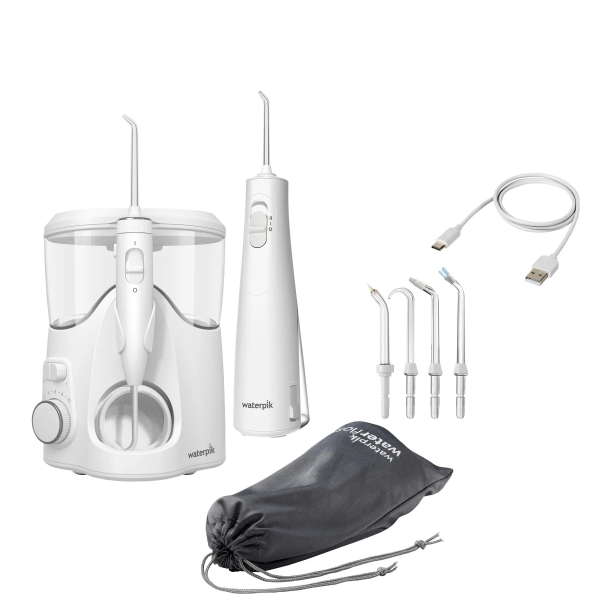 WATERPIK ULTRA PLUS & CORDLESS ENHANCE WATER FLOSSER COMBO PACK
