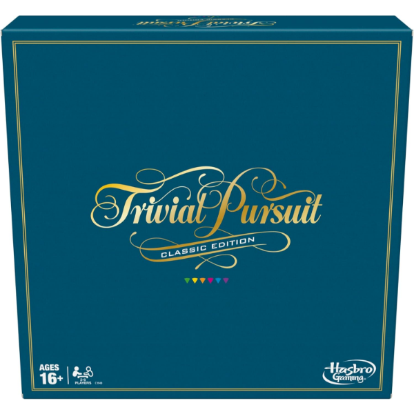 TRIVIAL PURSUIT CLASSIC EDITION BOARD GAME FOR ADULTS AND TEENS AGES 16 AND UP