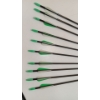 Image 3 : 20INCH CARBON CROSSBOW ARROWS GREEN (10 PCS ONLY)