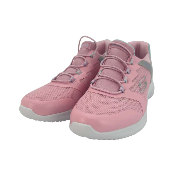 SKECHERS GIRL’S LIGHT PINK HANDS FREE SWIFT FIT RUNNING SHOES SIZE 13 (USED)