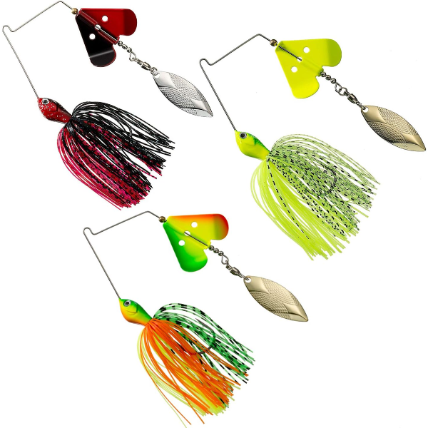 SPINNER BAIT BUZZ BAITS BASS FISHING LURE SPINNER BAITS KIT