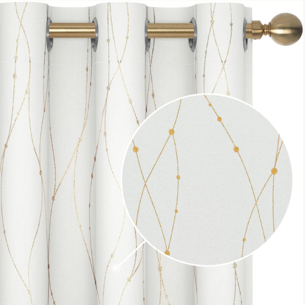 DECONOVO BLACKOUT CURTAINS - THERMAL INSULATED