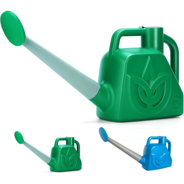 XXXFLOWER 1.5 GALLON GREEN WATERING CAN OUTDOOR GARDEN FLOWER PLANT -N