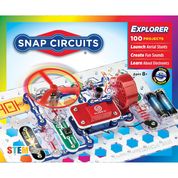 ELENCO SNAP CIRCUITS JR. SC-100 ELECTRONICS EXPLORATION KIT