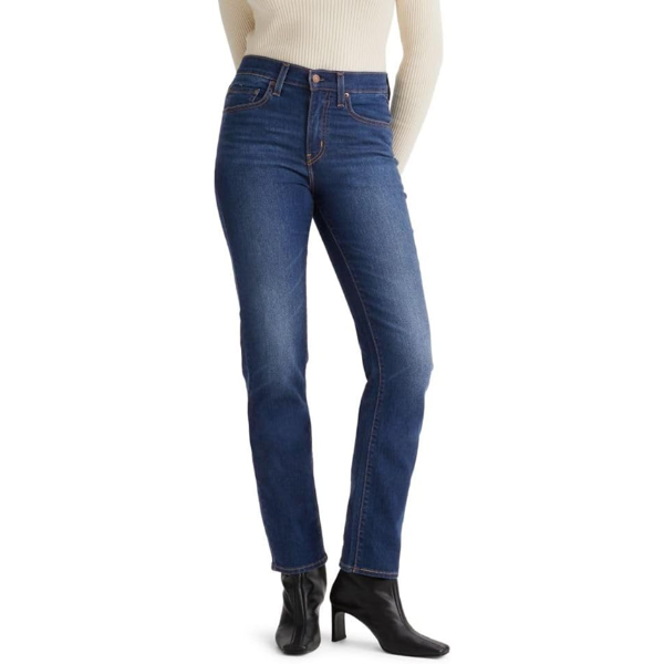 LEVI'S WOMENS 724 HIGH RISE STRAIGHT JEANS