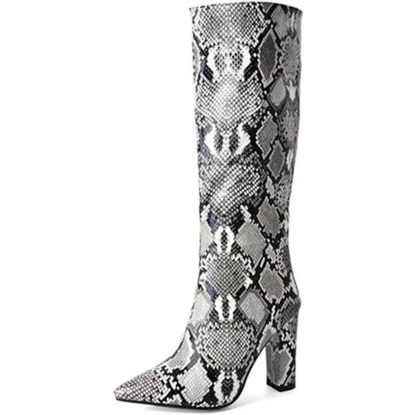 SNAKE BOOTS WOMEN (SIZE-9)