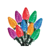 Image 1 : SYLVANIA ST Y LIT 2 SETS OF 50 LED C9 MULTICOLOUR LIGHTS (SLIGHTLY USED)